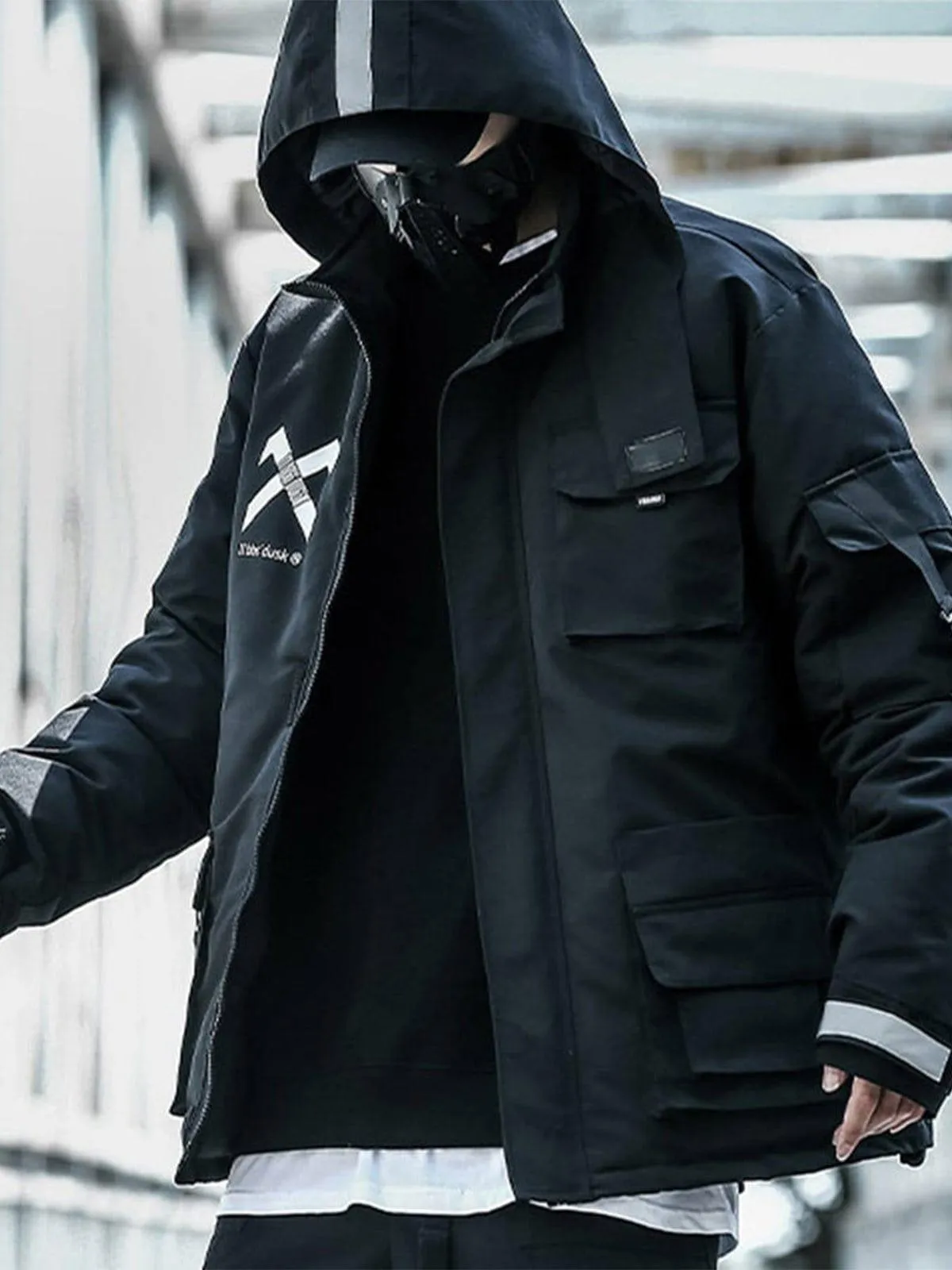 Combat Reflective Strip Winter Coat