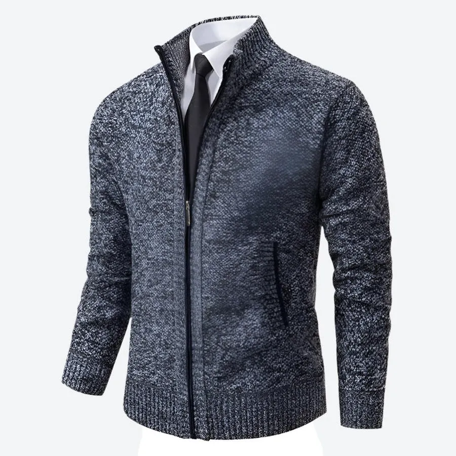 Comfortable Knitted Zipper Cardigan Jackets