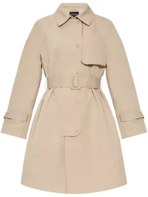 Cotton blend trench coat