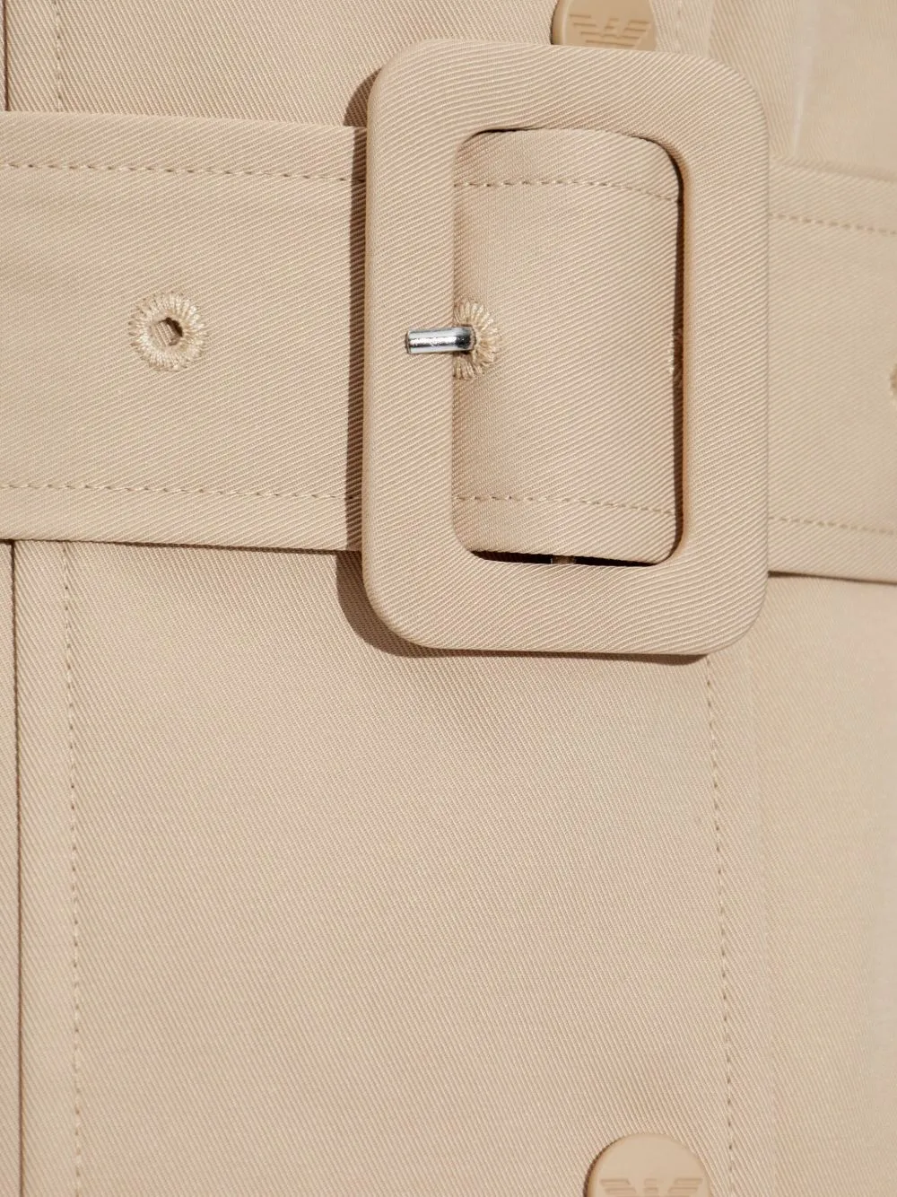Cotton blend trench coat