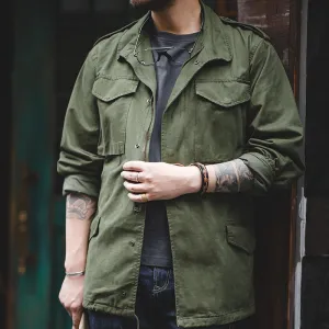 Cotton Nylon High Tear Resistant Military Jacket With Detachable Liner