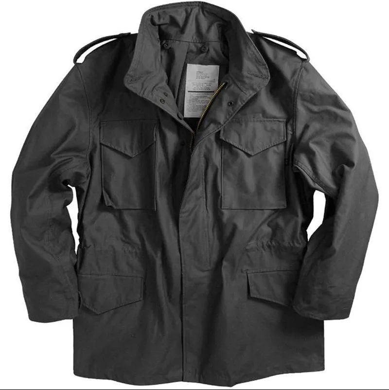Cotton Nylon High Tear Resistant Military Jacket With Detachable Liner