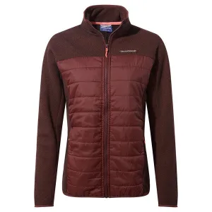 Craghoppers Women's Shanice Hybrid Jacket Deep Garnet SCW026