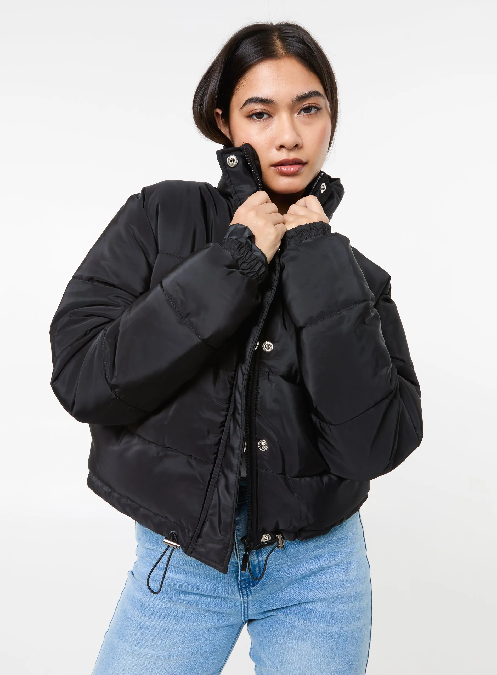 Crop Bomber Jacket