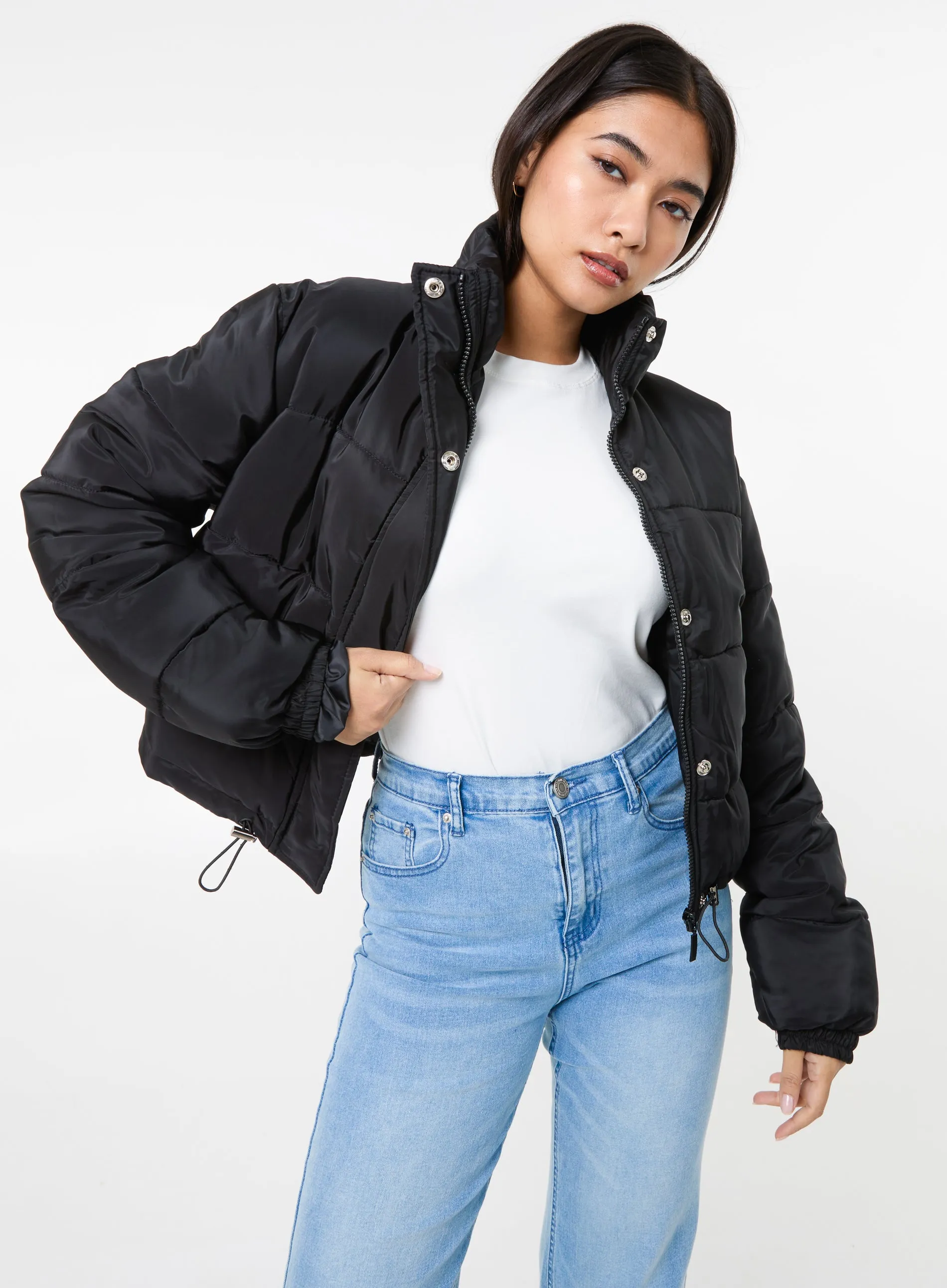 Crop Bomber Jacket