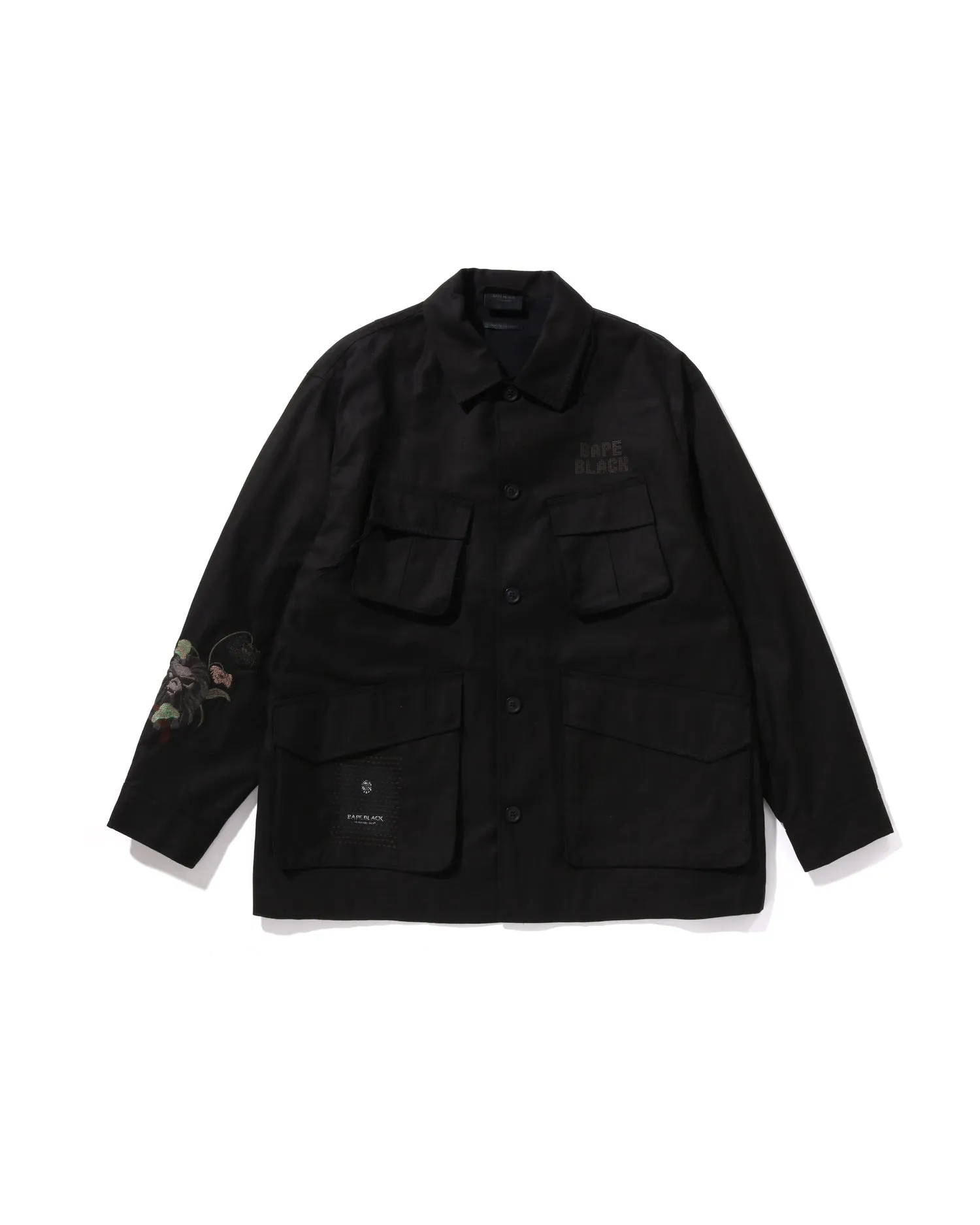 Cross Stitched Army Shirt
