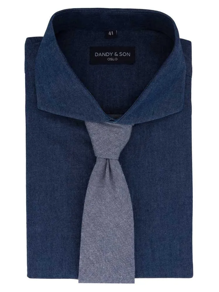 Cutaway Denim Shirt