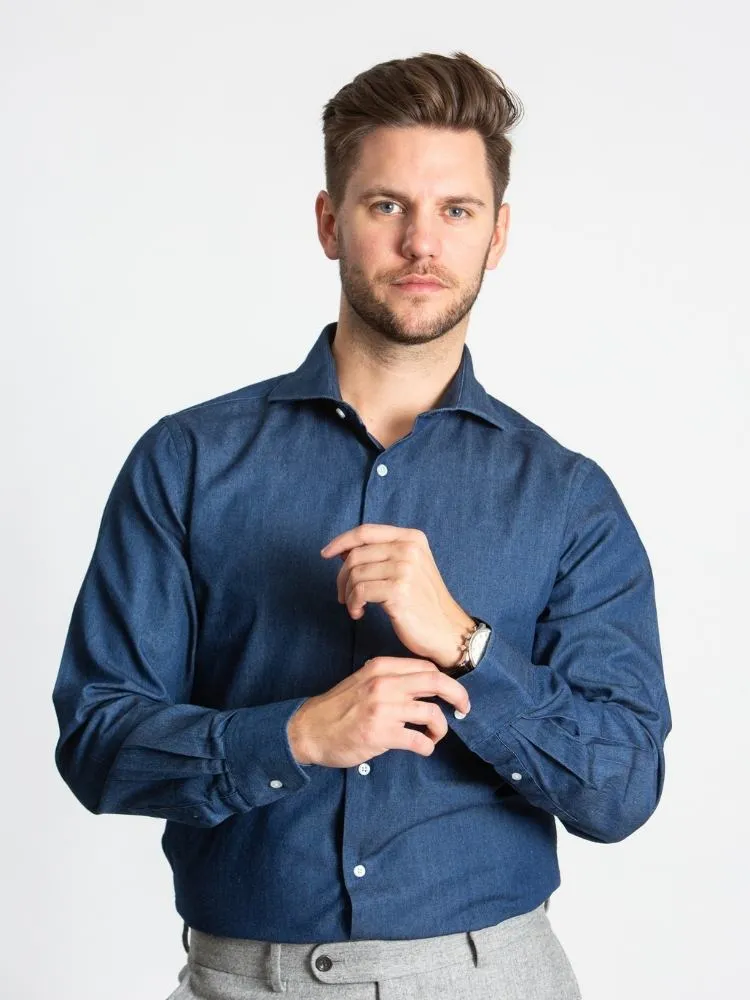 Cutaway Denim Shirt