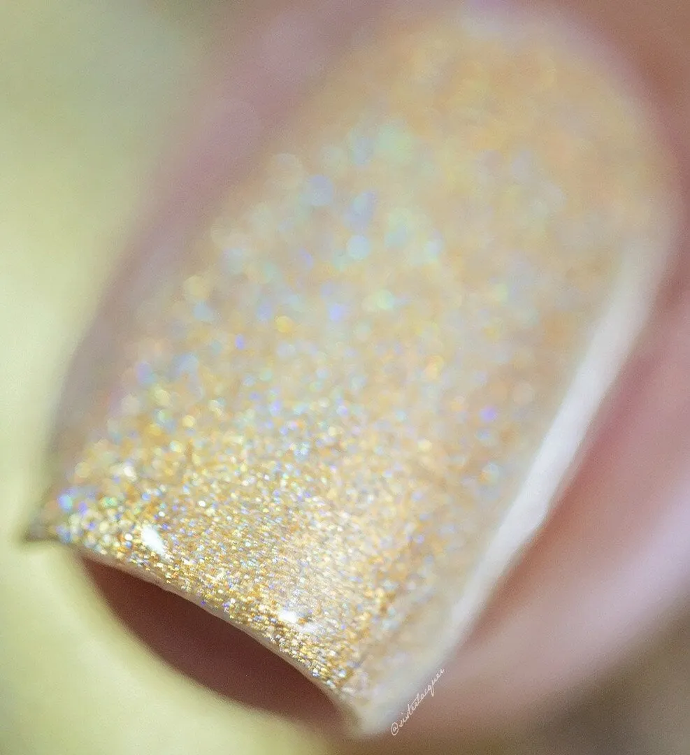 Dam Nail Polish - Holo World - Holo Can You Gold?