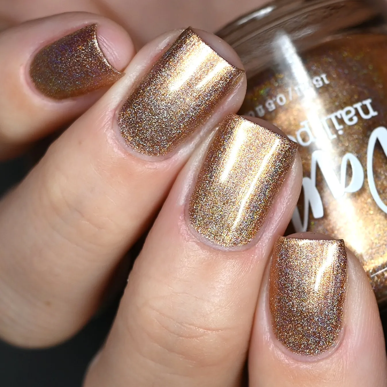Dam Nail Polish - Jewelry Box Holos - Copper