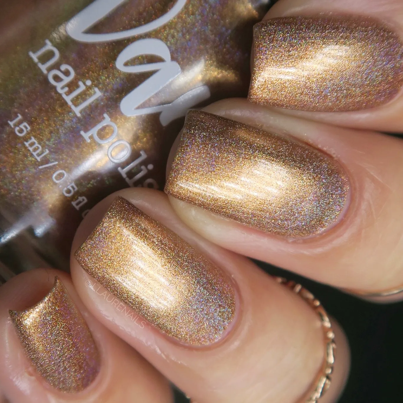 Dam Nail Polish - Jewelry Box Holos - Copper