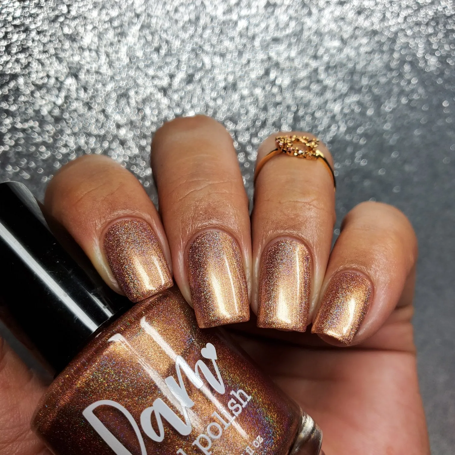 Dam Nail Polish - Jewelry Box Holos - Copper