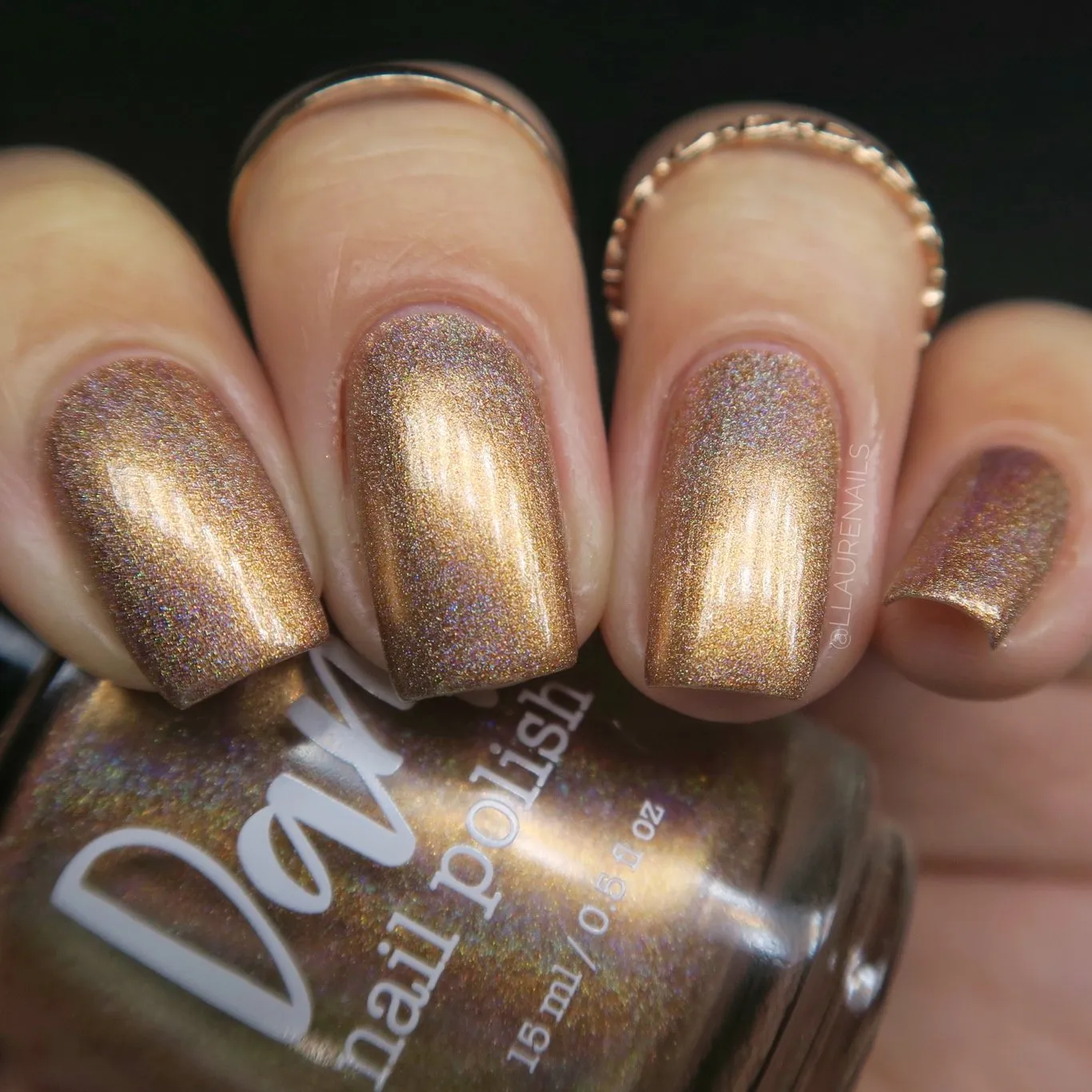Dam Nail Polish - Jewelry Box Holos - Copper