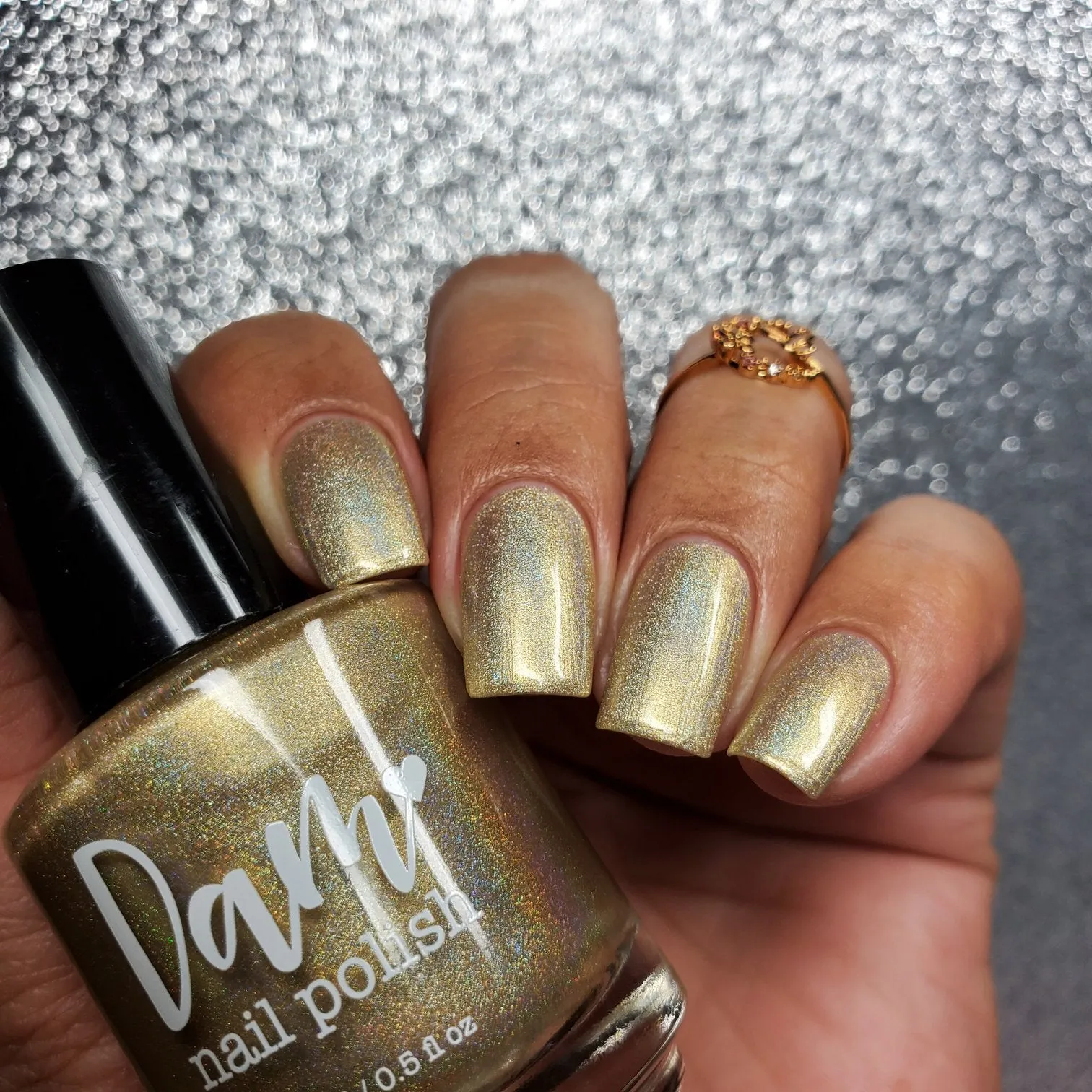 Dam Nail Polish - Jewelry Box Holos - Gold