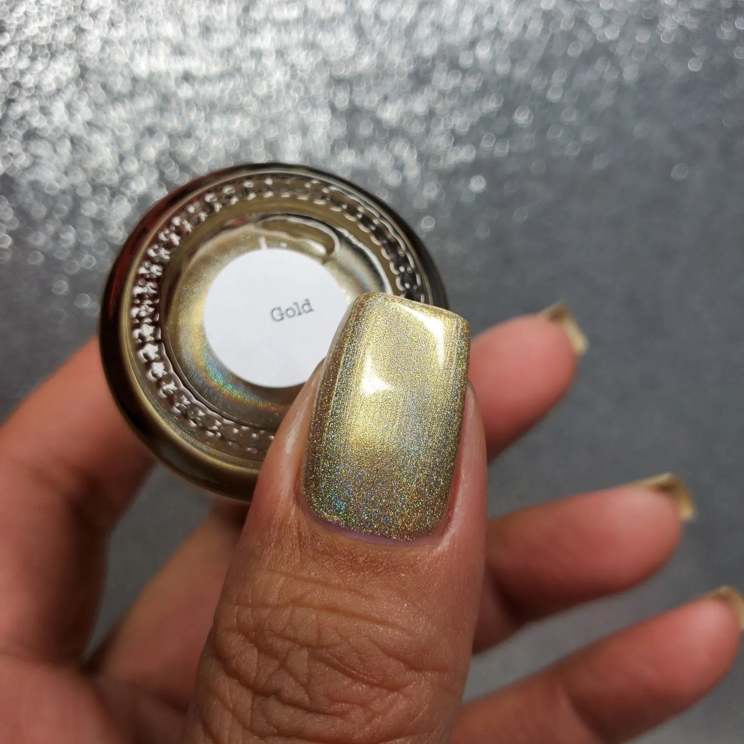 Dam Nail Polish - Jewelry Box Holos - Gold
