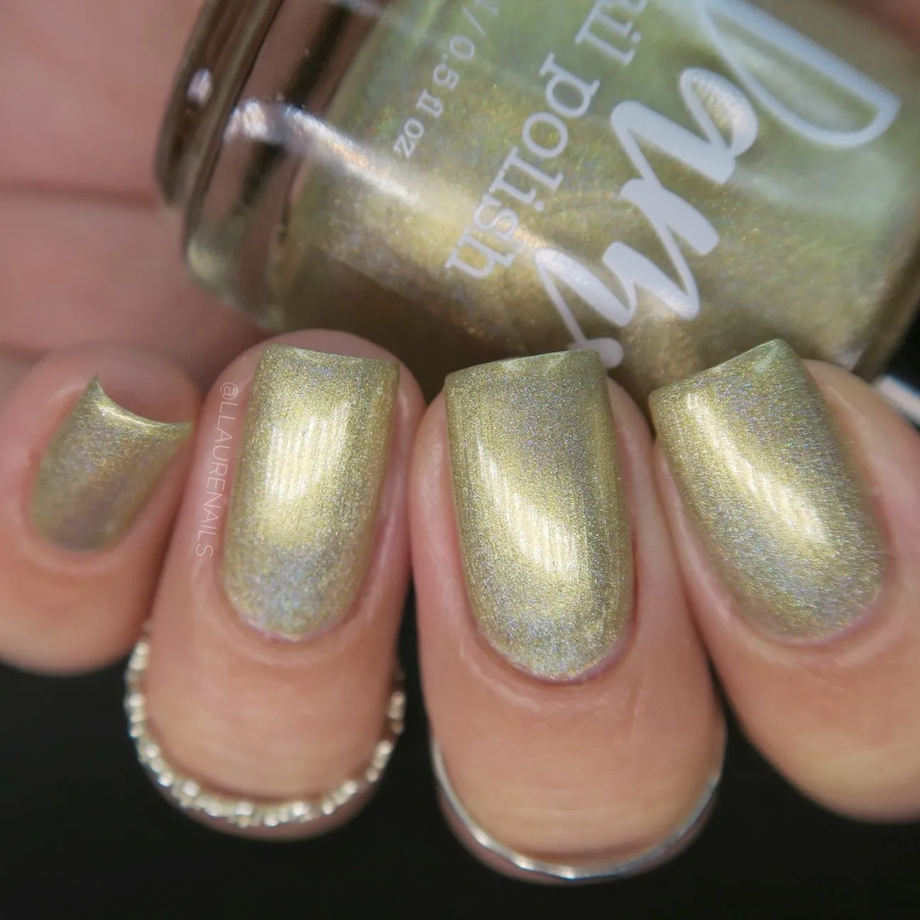 Dam Nail Polish - Jewelry Box Holos - Gold
