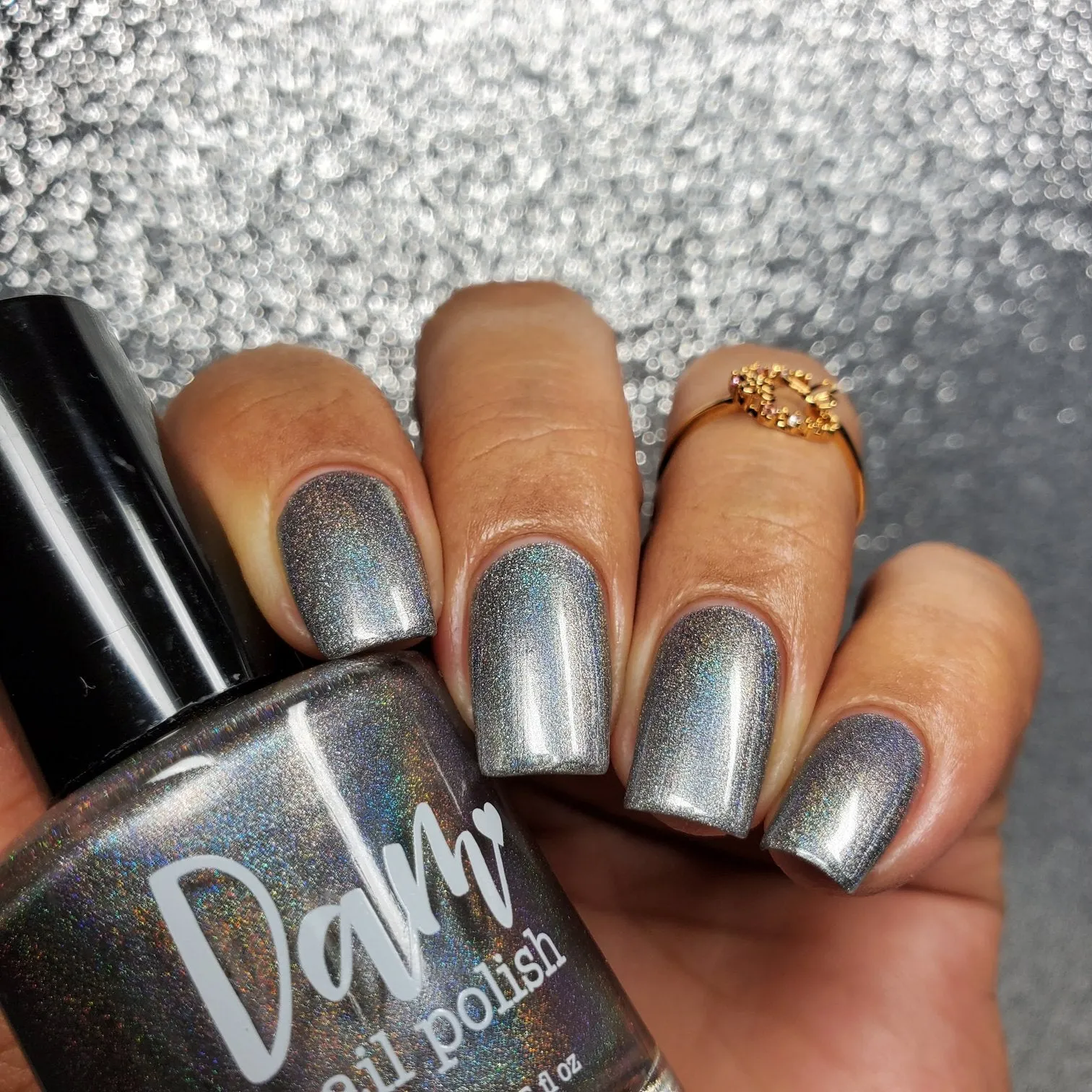 Dam Nail Polish - Jewelry Box Holos - Silver