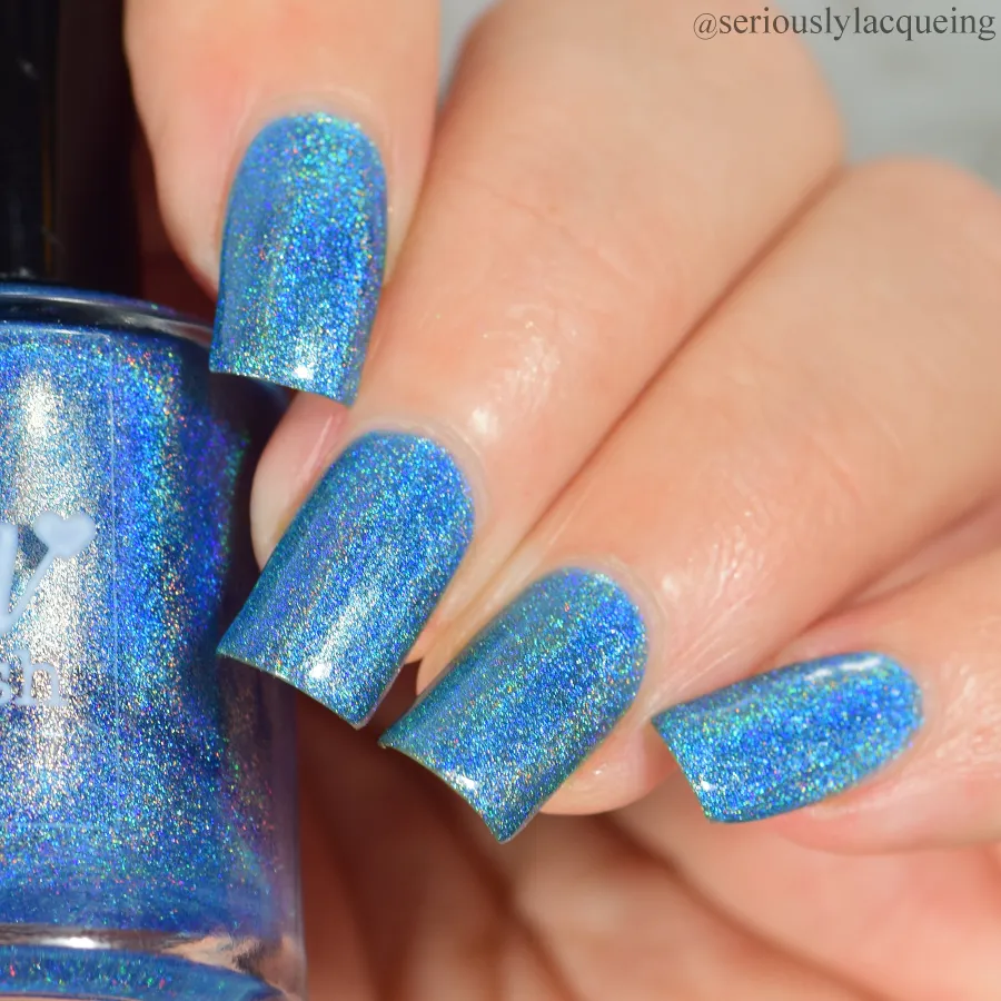 Dam Nail Polish - Seriously Rainbows - Believe Me It’s Blue
