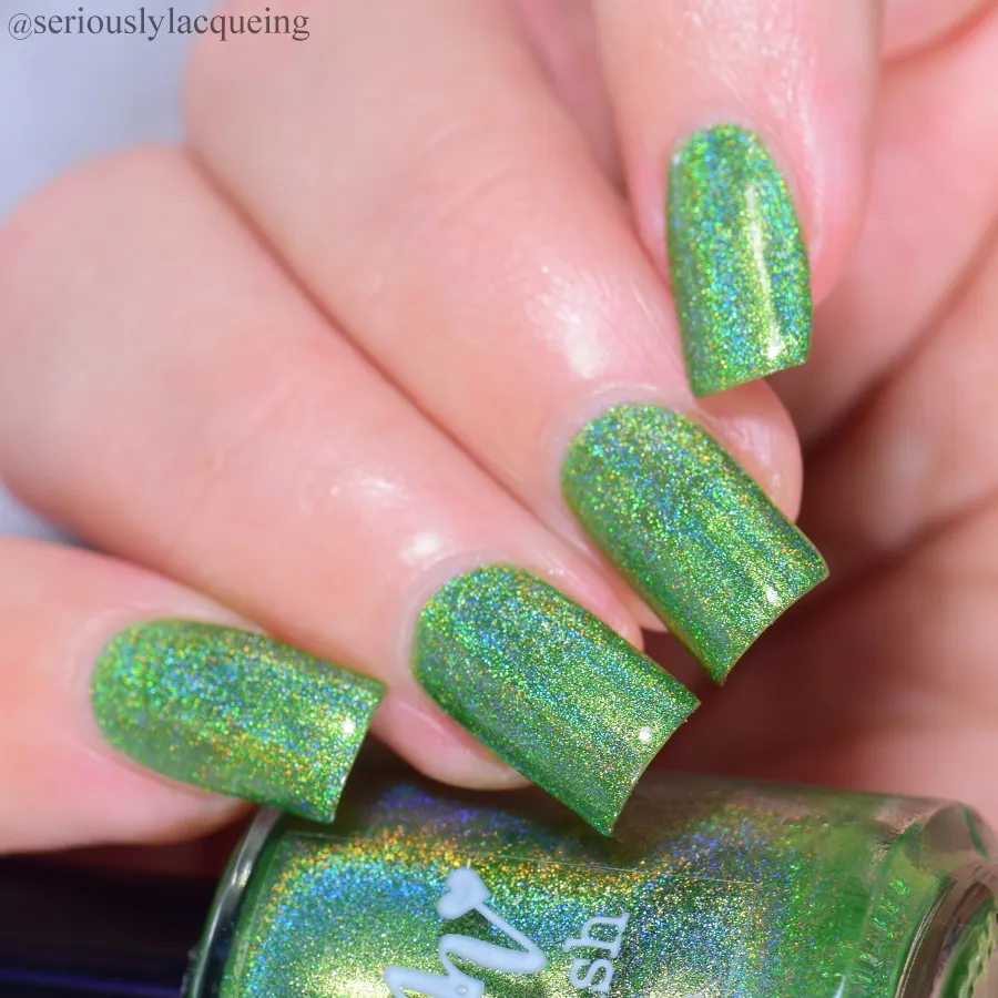 Dam Nail Polish - Seriously Rainbows - Gotta Be Green