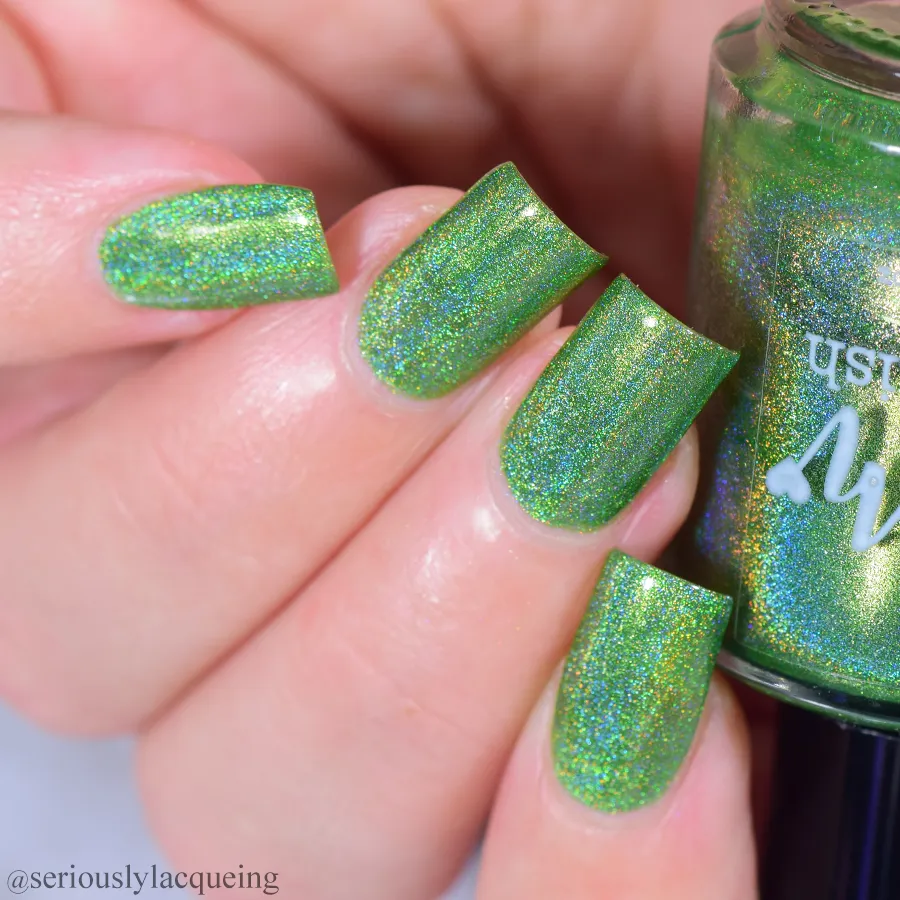 Dam Nail Polish - Seriously Rainbows - Gotta Be Green
