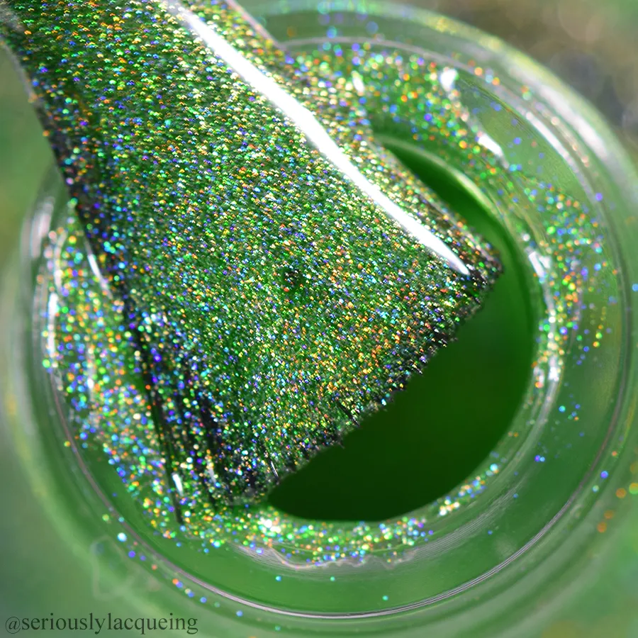 Dam Nail Polish - Seriously Rainbows - Gotta Be Green