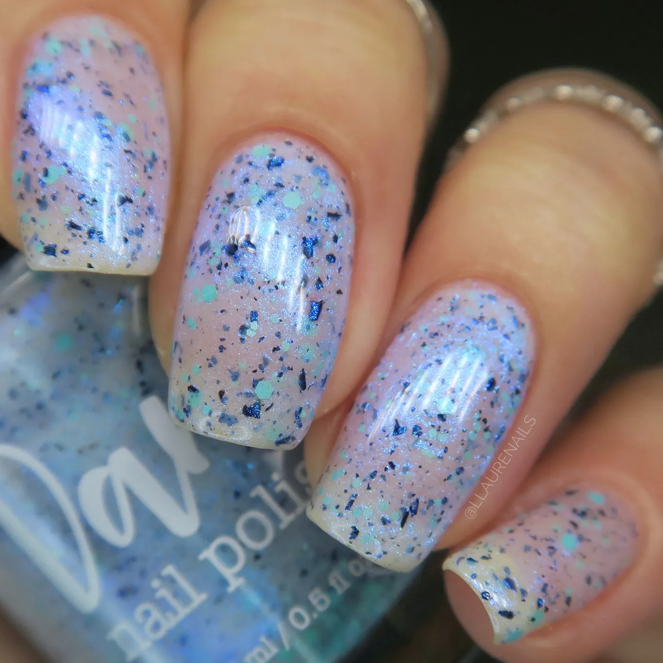 Dam Nail Polish - Stormy Siblings - Iridescent Ice
