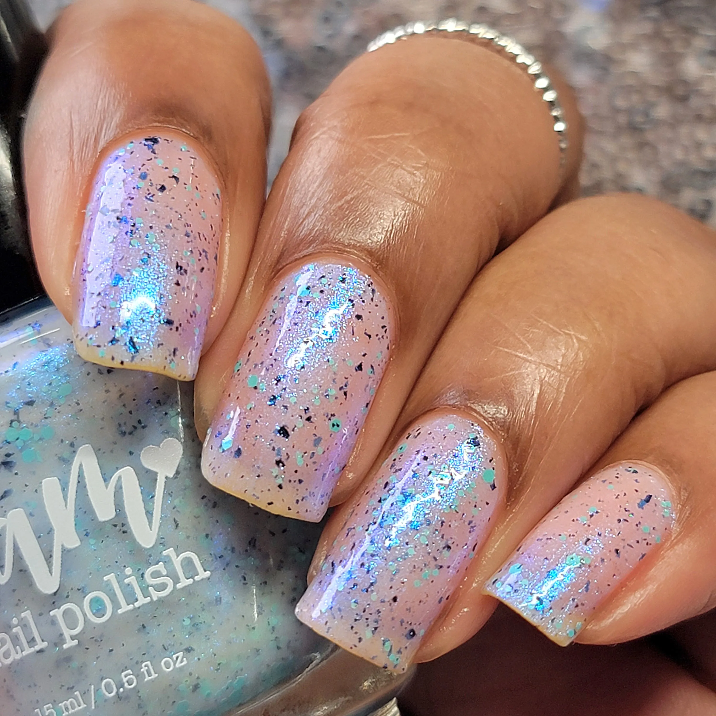 Dam Nail Polish - Stormy Siblings - Iridescent Ice