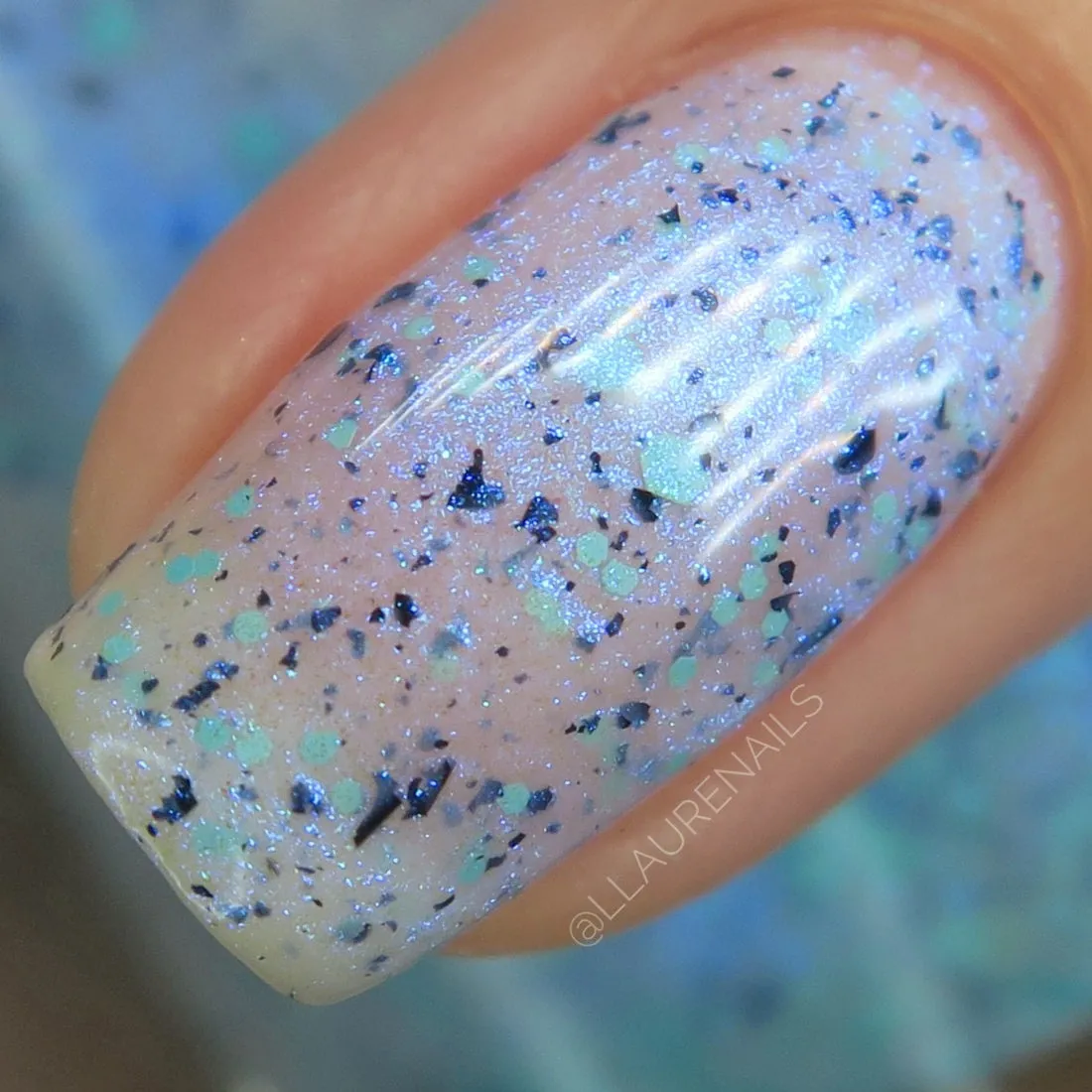 Dam Nail Polish - Stormy Siblings - Iridescent Ice