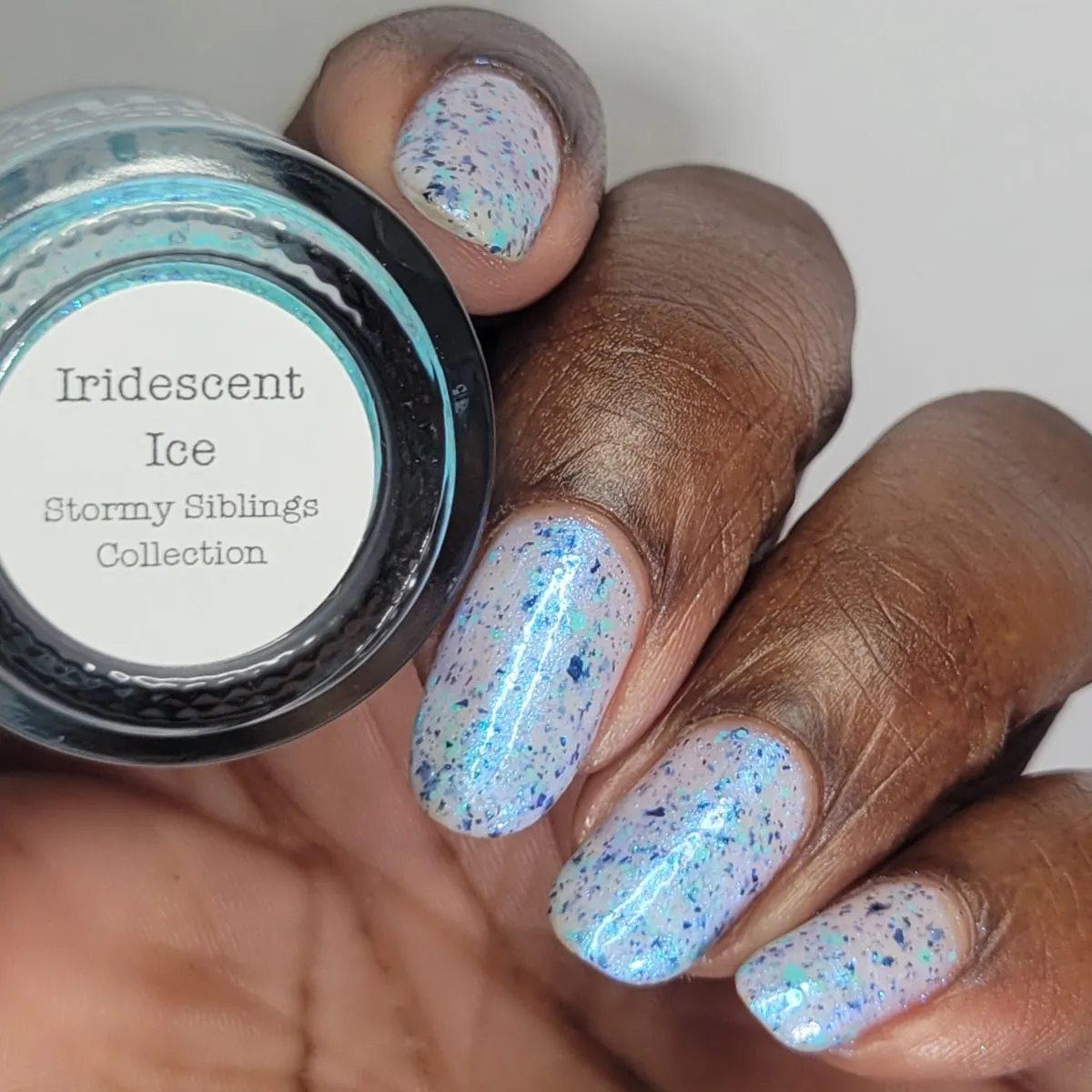 Dam Nail Polish - Stormy Siblings - Iridescent Ice