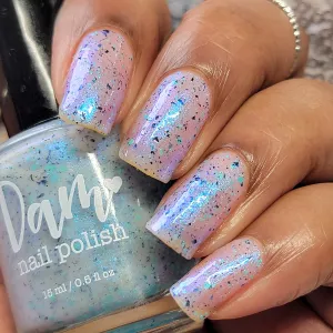 Dam Nail Polish - Stormy Siblings - Iridescent Ice