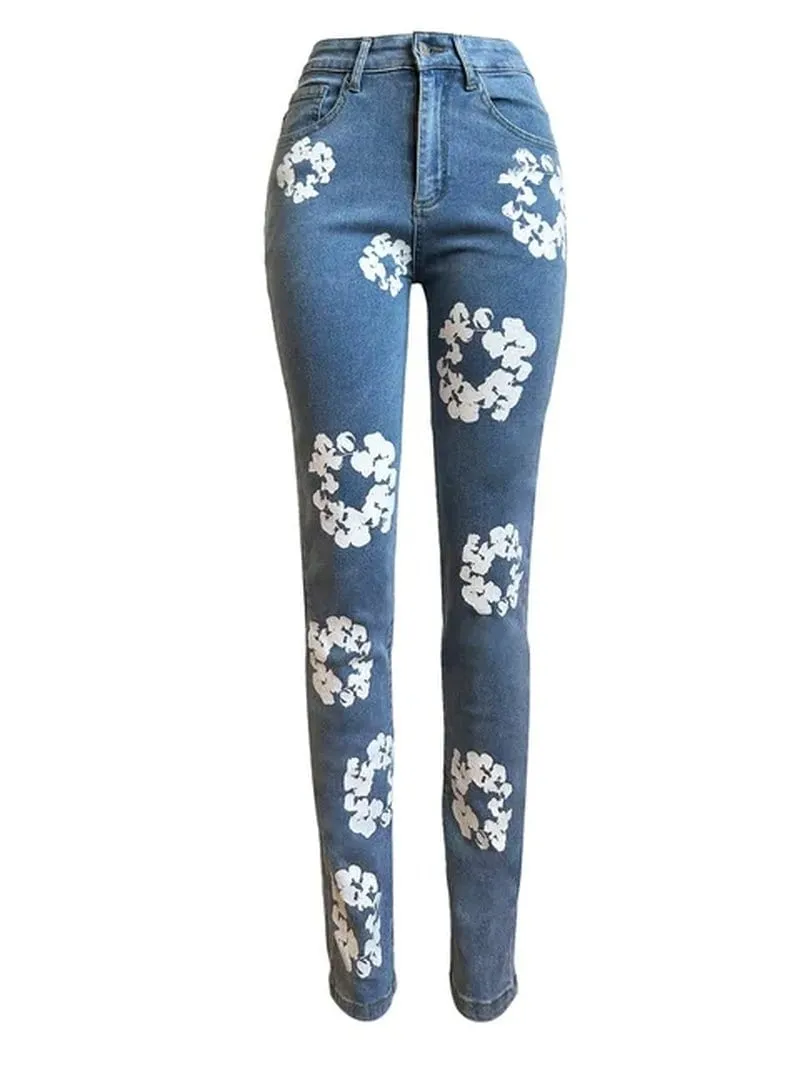 Denim and Flower jacket