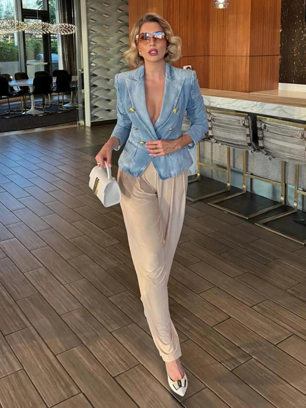 Denim Blazer