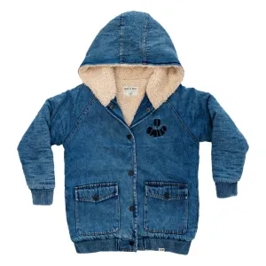 Denim Smile Bomber