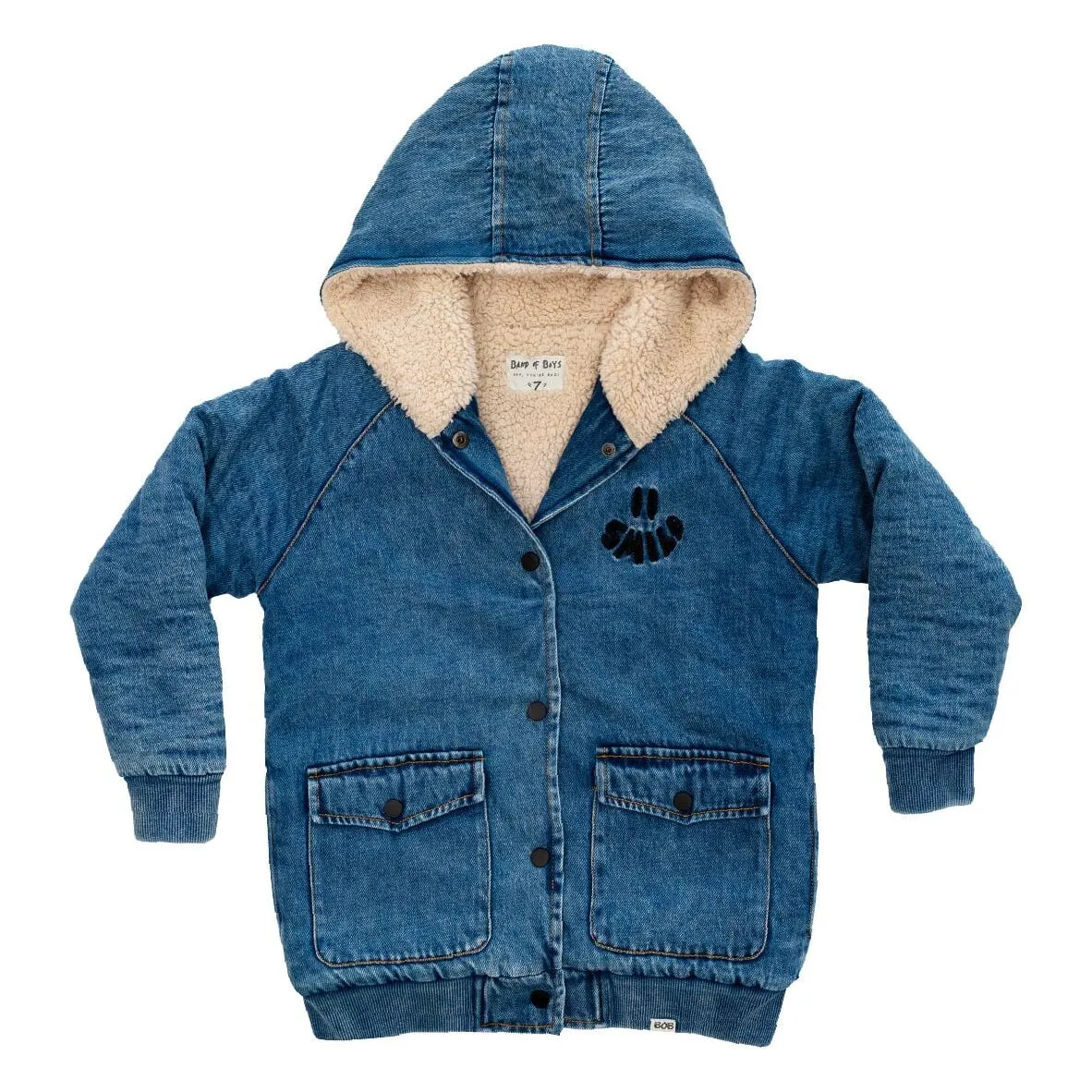 Denim Smile Bomber