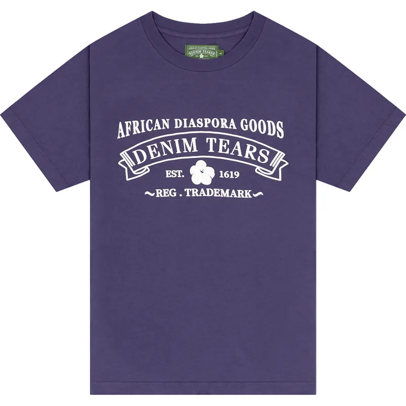 Denim Tears ADG T-Shirts Purple