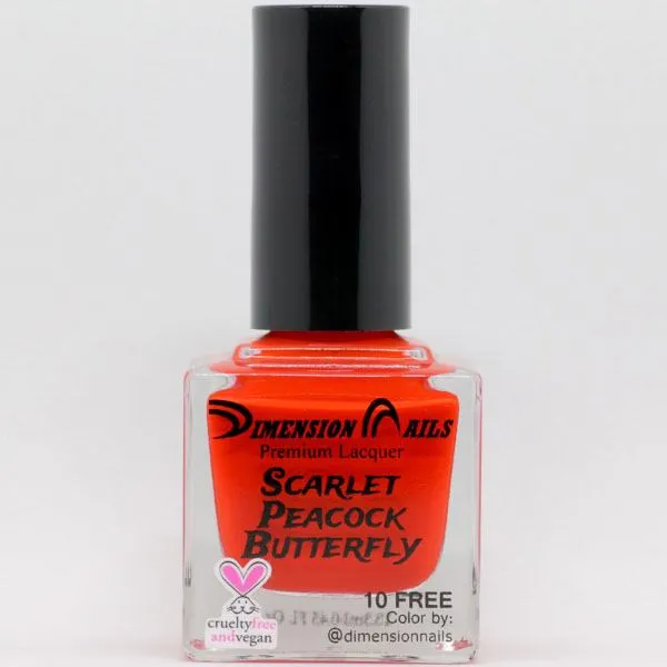 Dimension Nails - The Rainforest Collection - Scarlet Peacock Butterfly