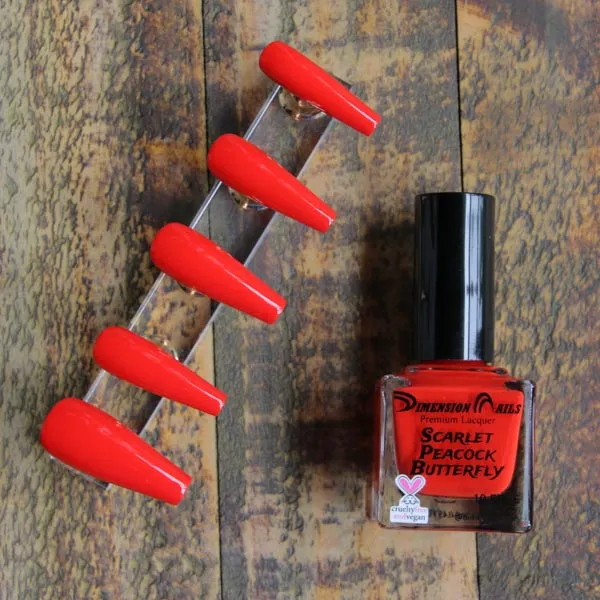 Dimension Nails - The Rainforest Collection - Scarlet Peacock Butterfly