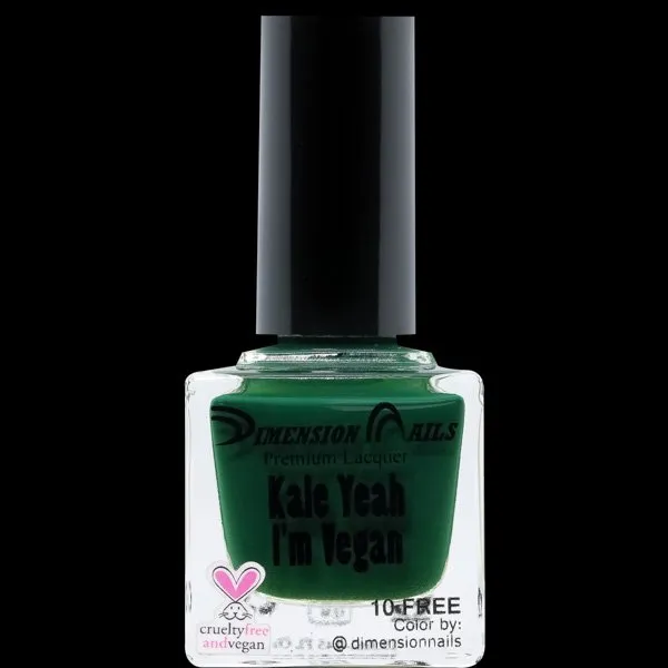 Dimension Nails - Vegan & Proud Collection - Kale Yeah I'm Vegan