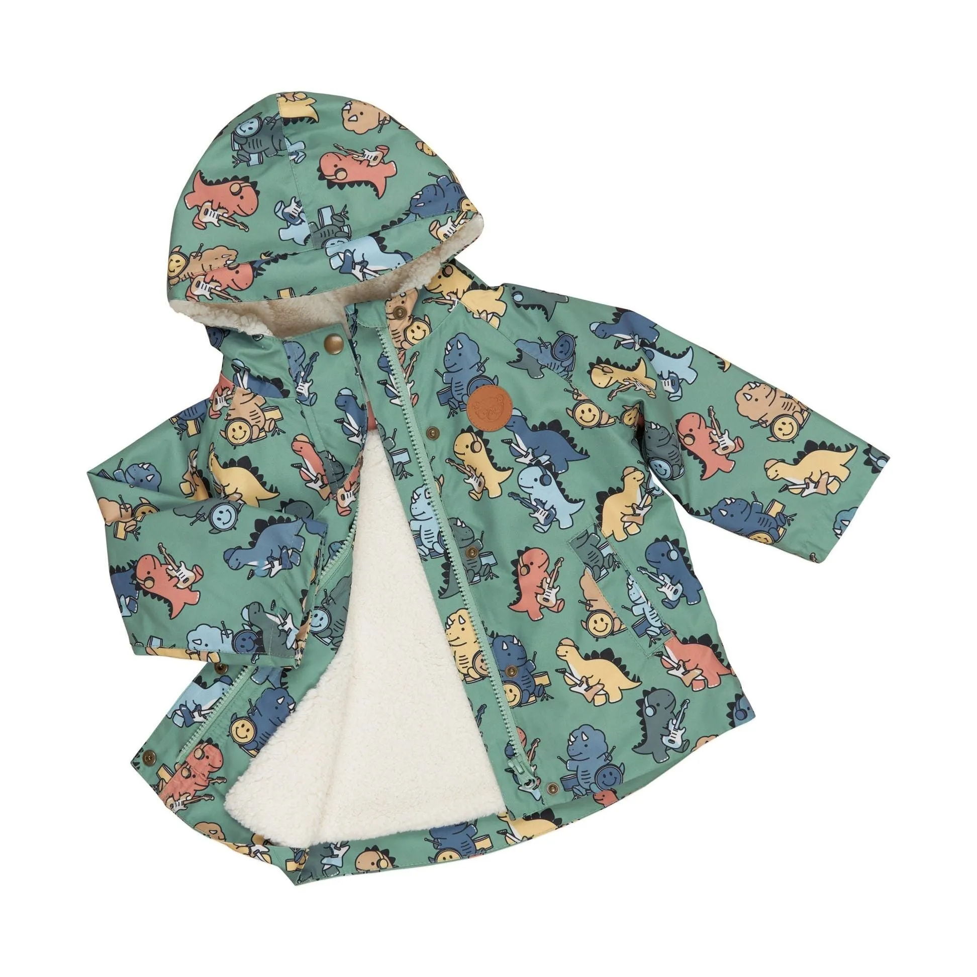 Dino Band Raincoat