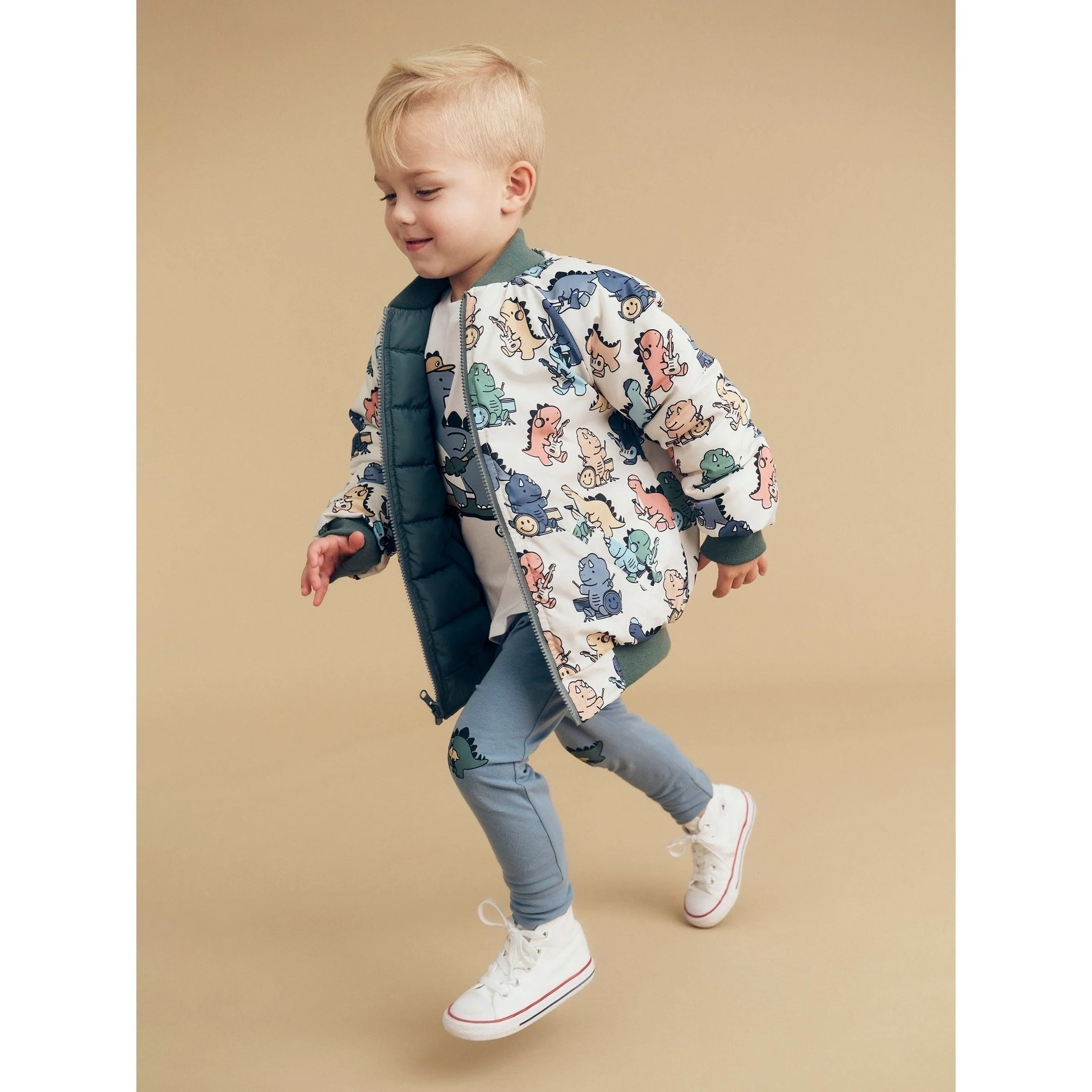 Dino Band Reversible Bomber