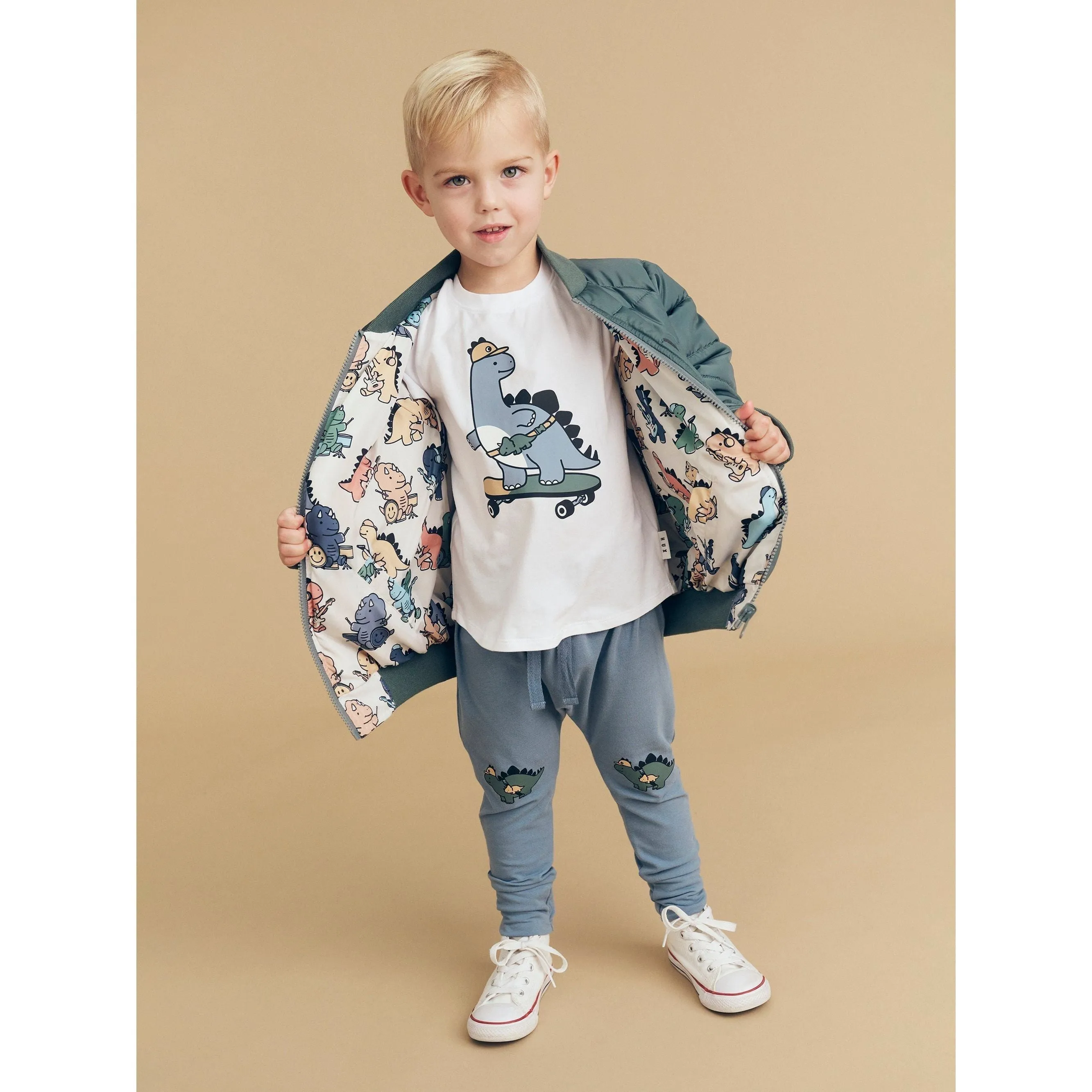 Dino Band Reversible Bomber