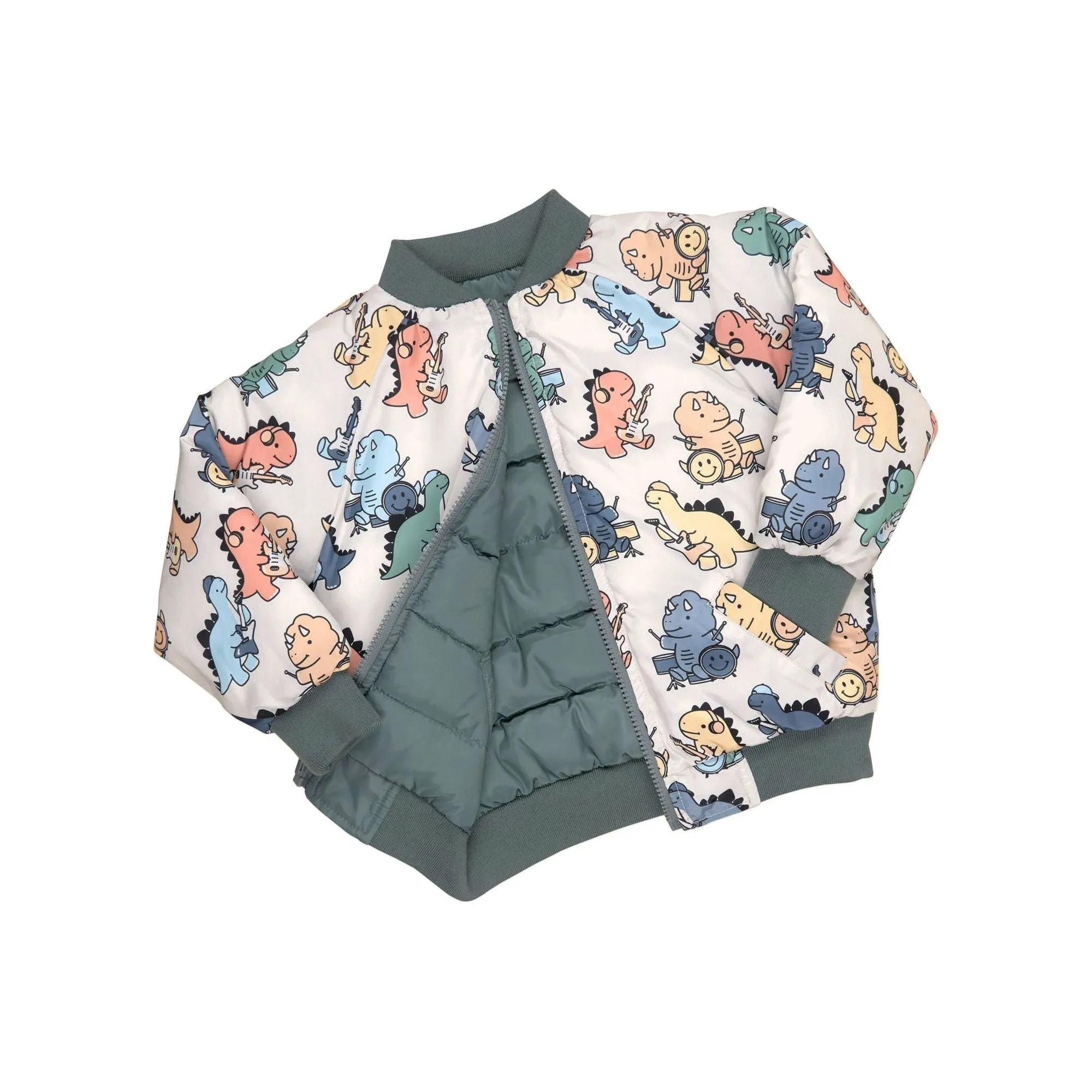 Dino Band Reversible Bomber