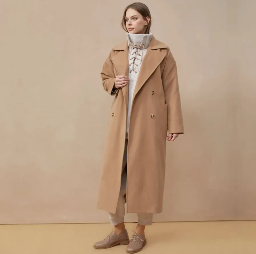 Double Breasted Wool Coat