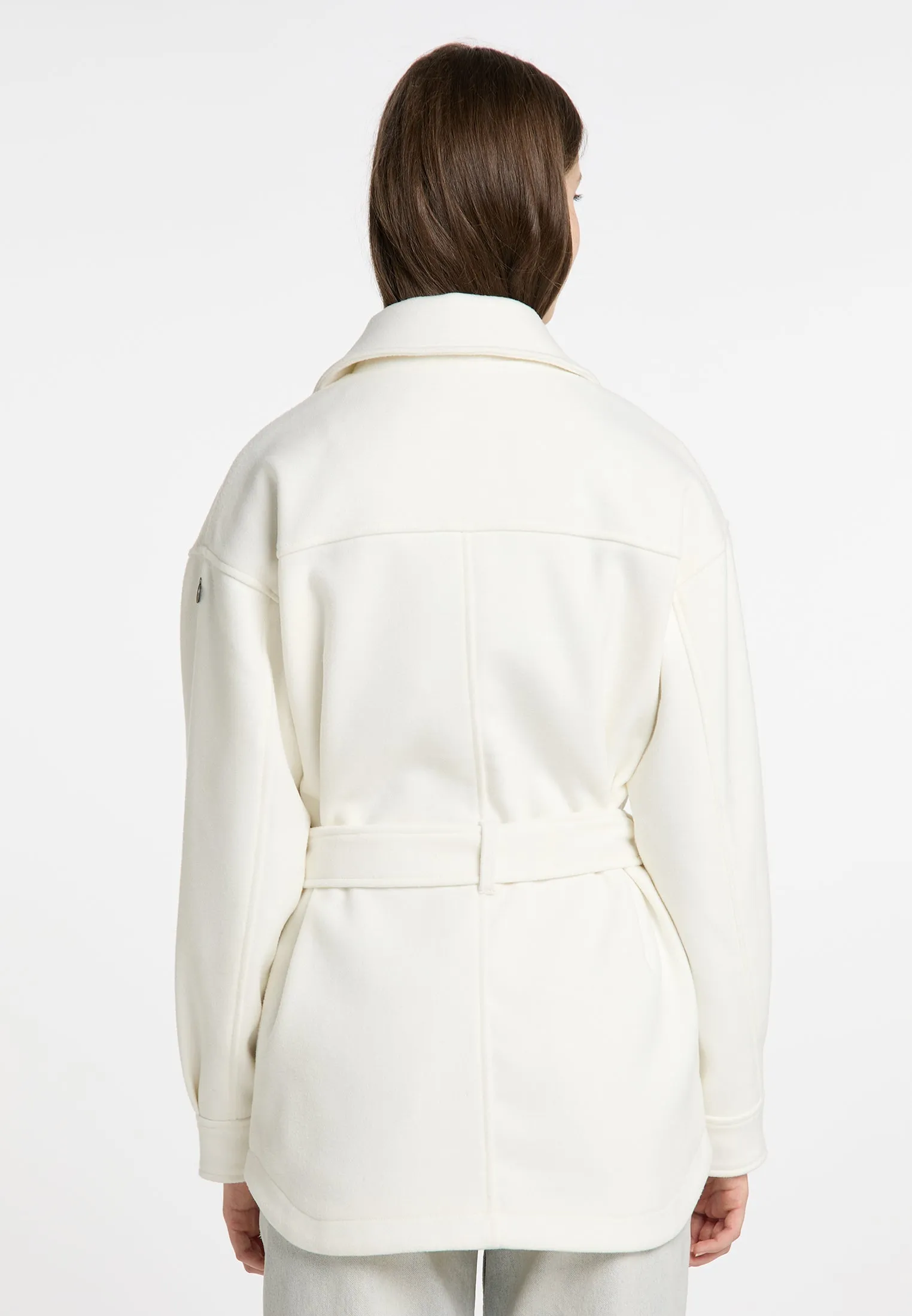 Dreimaster vintage Women's Transitional Jacket Made From A Wool Blend