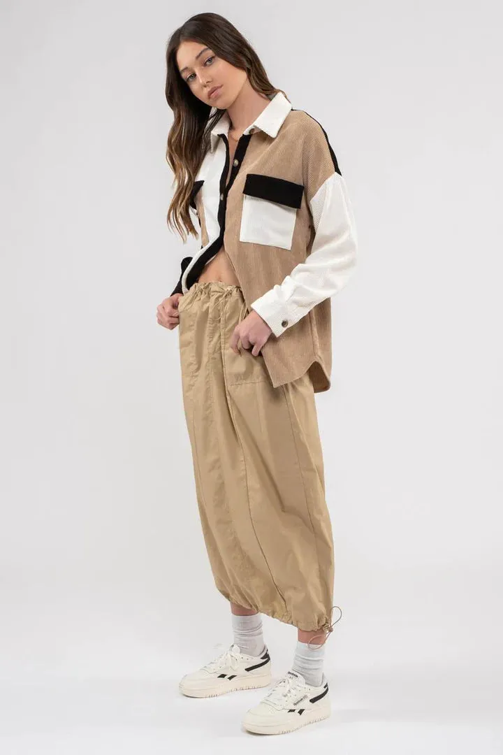 Drop Shoulder Shacket