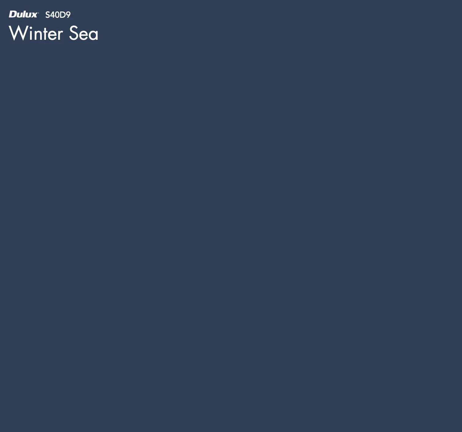 Dulux Winter Sea