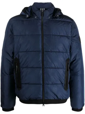 EA7 Coats Blue