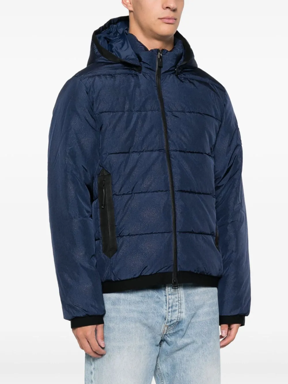 EA7 Coats Blue