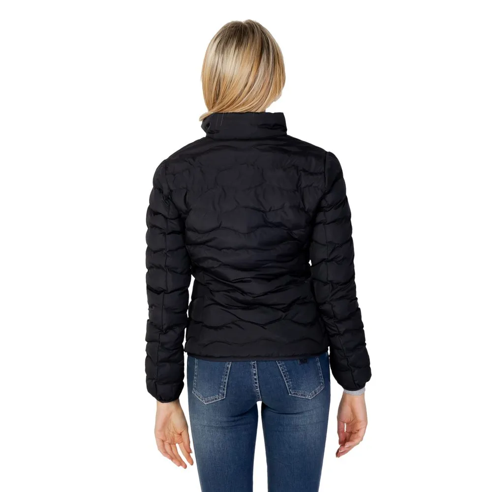 EA7 Emporio Armani Black Polyester Jackets & Coat
