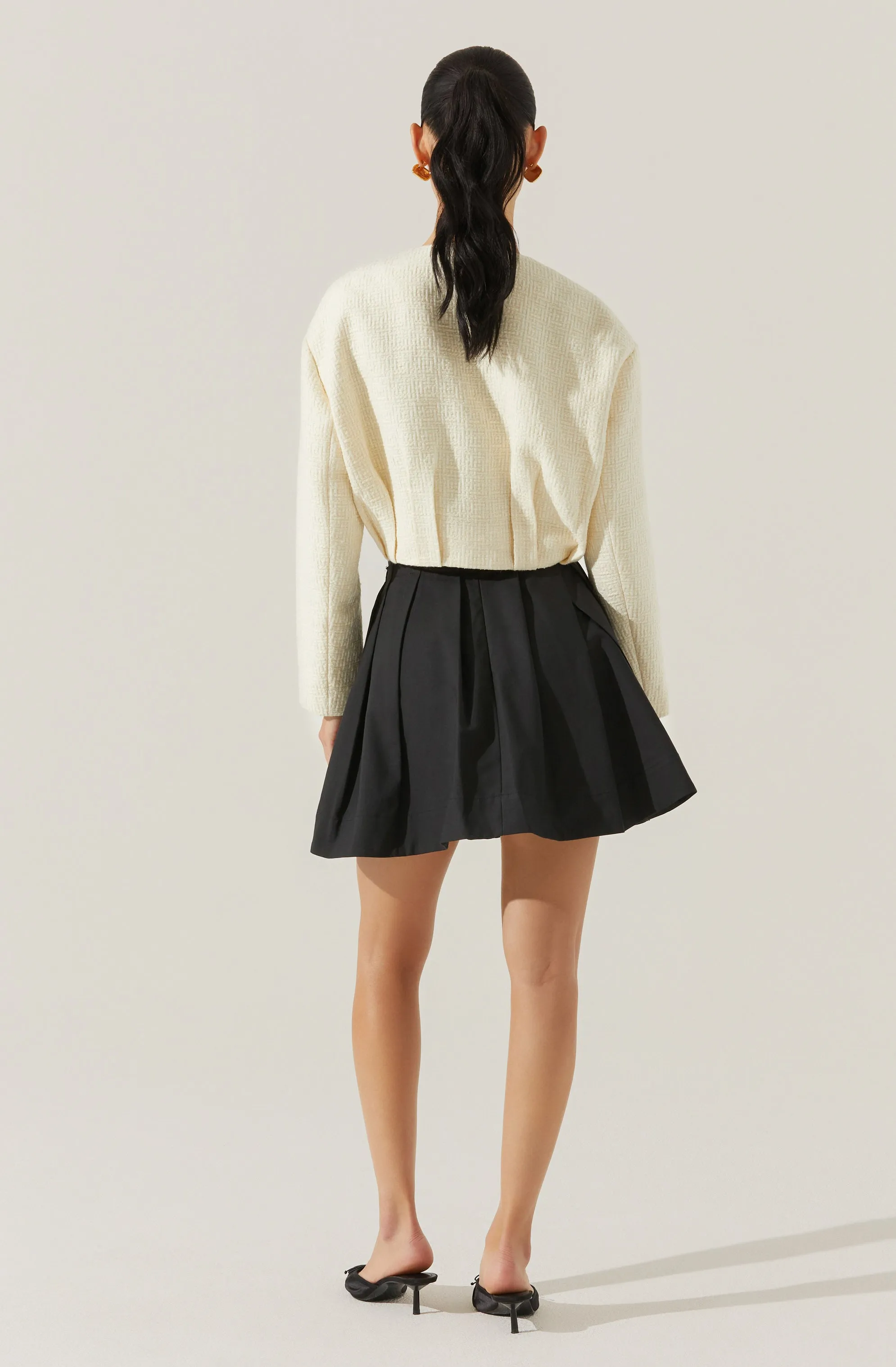 Edana Cropped Tailored Jacket